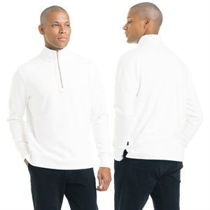 New! Good Man Pro 1/4 Zip Split Tail Mock Pullover Sweatshirt